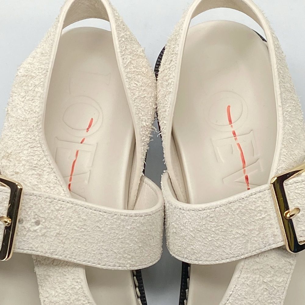 Loewe Ease heel suede sandal size 41 - Picture 12 of 15